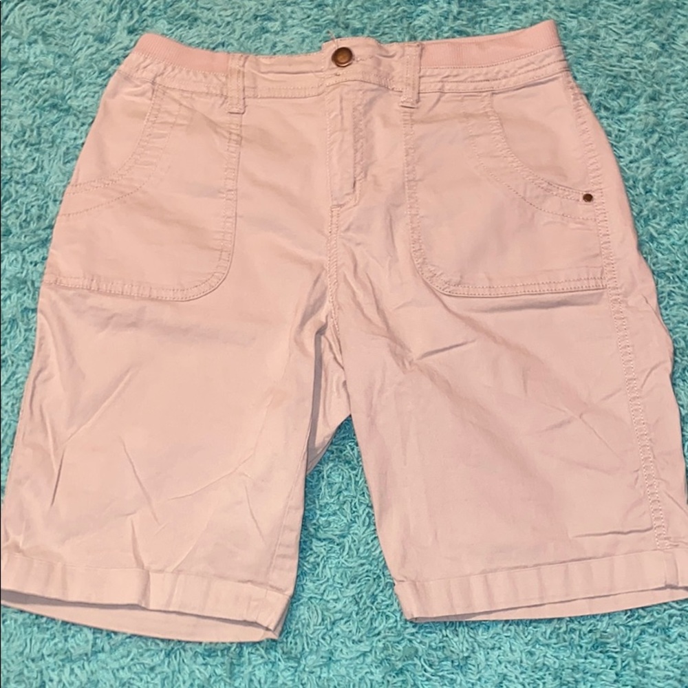 Khaki uniform shorts